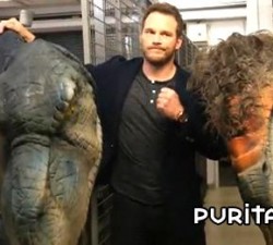 imagen broma a la estrella de jurassic park
