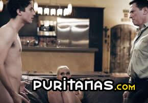padre pilla madrastra